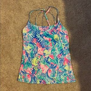 Lilly Luxletic Meryl Mermaid Top Small *read note*